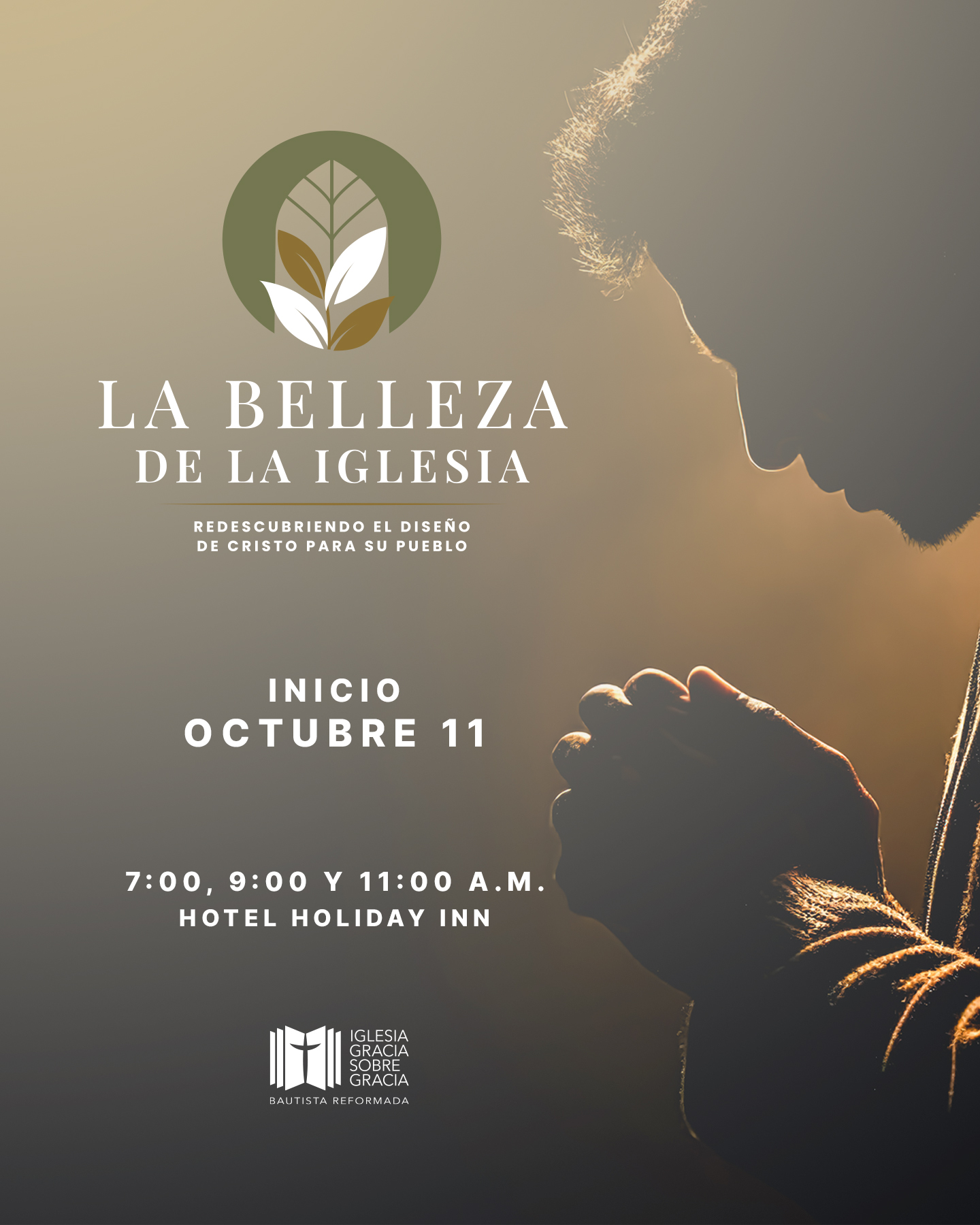 Invitación a la campaña La Belleza de la Iglesia, opción 1
